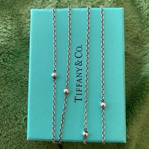 Tiffany & Co Elsa Peretti Vintage Sterling Necklace 28”